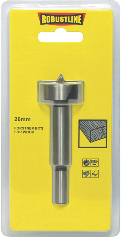 Robustline Hinge Hole Cutter Industrial Cutting Tool Premium Hardware for Door Cabinet Window Furniture and Interior Use